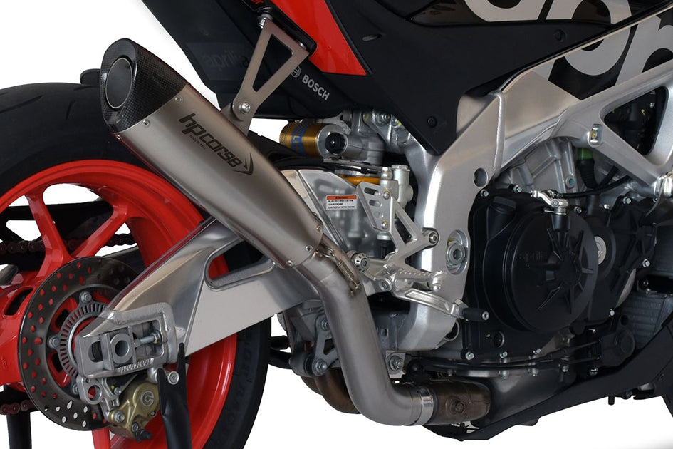 HP Corse Evoxtreme 310mm Titanium Slip-On Kit (Race) – Aprilia Tuono V4 1100 RR / Factory 2015–2016