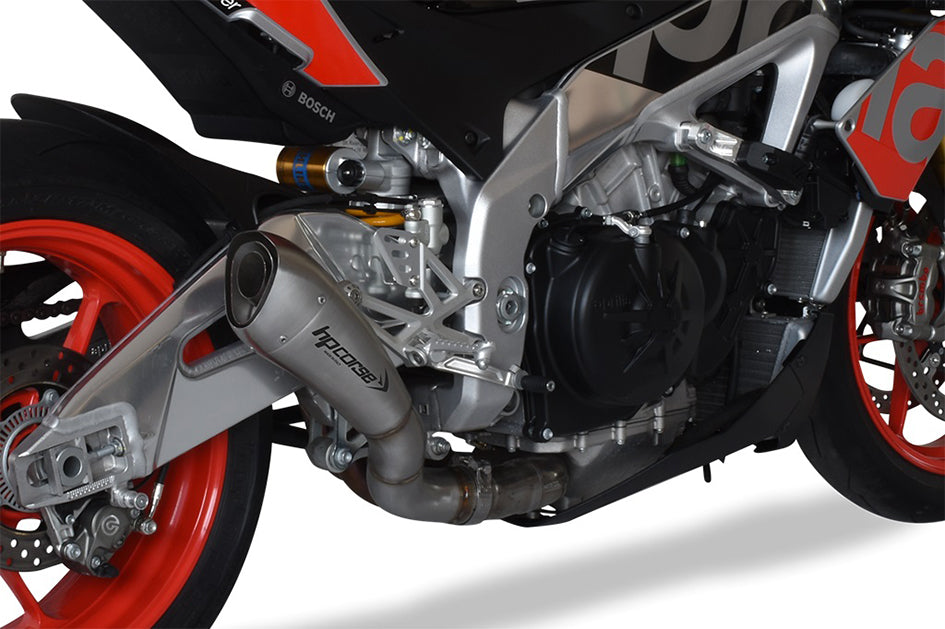HP Corse Hydroform Short R Satin Stainless Steel Slip-On Kit (Race)