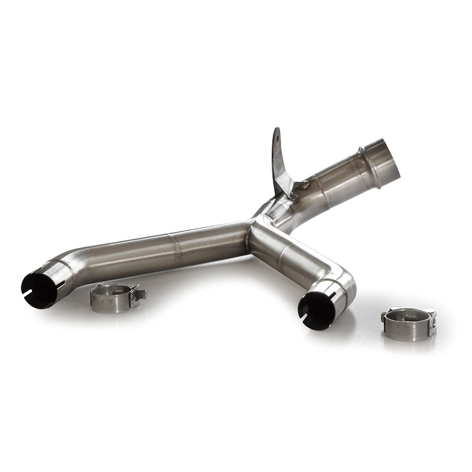HP Corse 2-1 De-Cat Pipe Stainless Steel (Race) - Euro4 Models Only