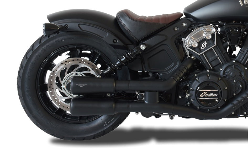 HP Corse V2 Black Coated Stainless Steel Slip-On Kit (Race)