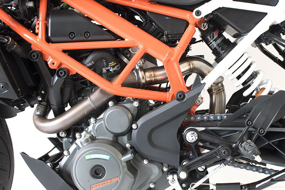 HP Corse De-Cat Link Pipe Stainless Steel (Race) – KTM 390 Duke 2017–2020