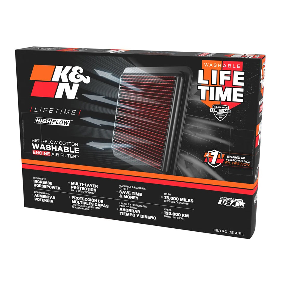 K&N Performance Air Filter – Yamaha MT-09 2024–2026 / Yamaha YZF-R9 2025–2026