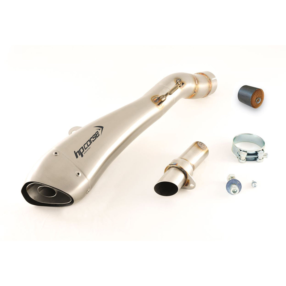 HP Corse Hydroform Satin Stainless Steel Slip-On Kit (Road Legal) – Yamaha FZ1 / Fazer (1000cc) 2006–2015