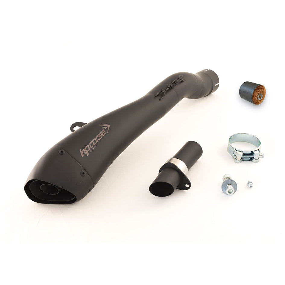 HP Corse Hydroform Black Coated Stainless Steel Slip-On Kit (Road Legal) – Yamaha FZ1 / Fazer (1000cc) 2006–2015
