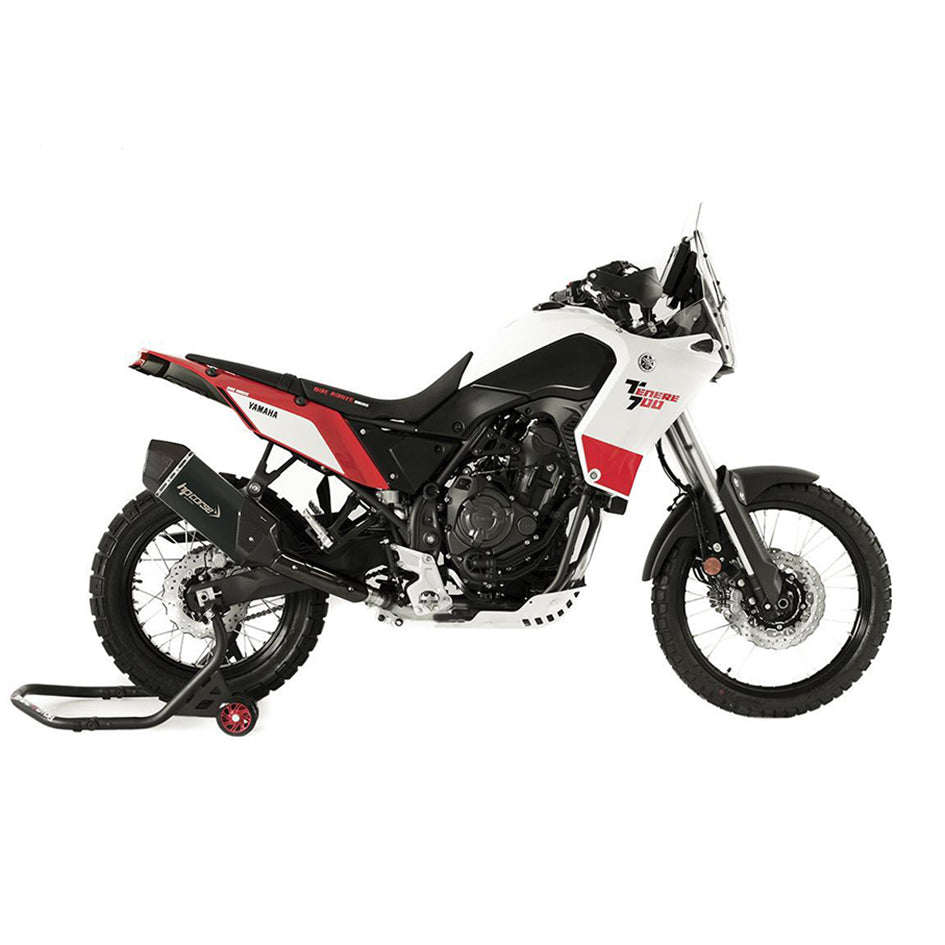 HP Corse SPS Carbon Short Black Coated Stainless Steel Slip-On Kit (Road Legal) – Yamaha Tenere 700 2019–2026