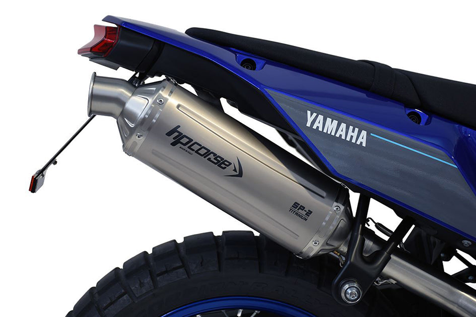 HP Corse SP-2 Short High Level Titanium Slip-On Kit (Road Legal) – Yamaha Tenere 700 2019–2026