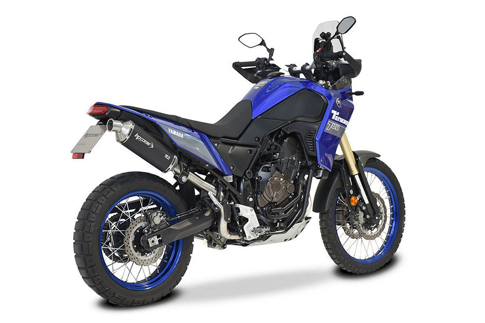HP Corse SP-2 Short High Level Black Coated Titanium Slip-On Kit (Road Legal) – Yamaha Tenere 700 2019–2026
