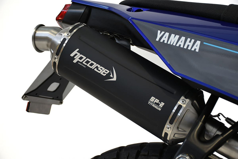 HP Corse SP-2 Short High Level Black Coated Titanium Slip-On Kit (Road Legal) – Yamaha Tenere 700 2019–2026