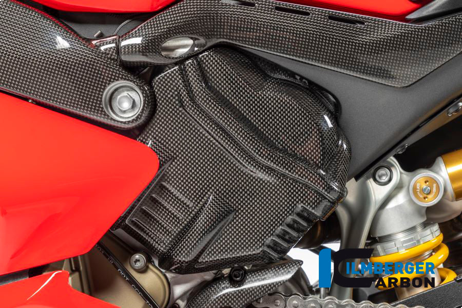 Ilmberger Carbon Cam Cover (Left) - Gloss Finish - (V4 / S Models)
