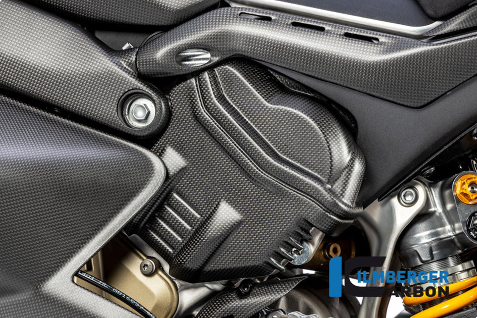 Ilmberger Carbon Cam Cover (Left) Side - Matt Finish - (V4R Model Only)