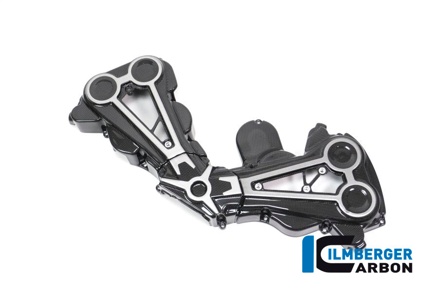 Ilmberger Cam Belt Covers (3-pieces) With Chrome Detail (Gloss Finish)
