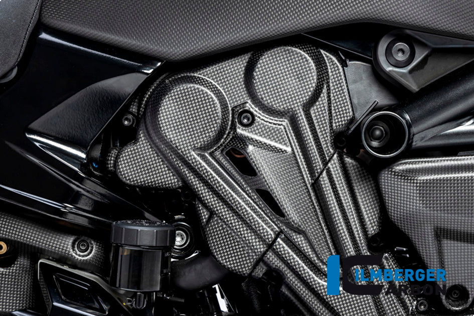 Ilmberger Carbon Cambeltcover Vertical Cylinder - Matt Finish