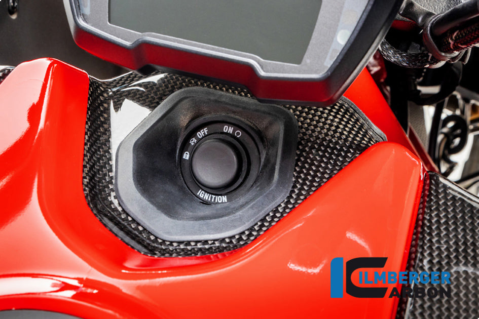 Ilmberger Carbon Ignition Switch Cover - Gloss Finish – Ducati Diavel 1260 2019–2022
