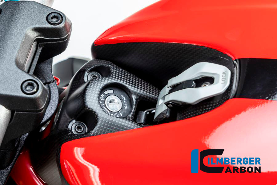 Ilmberger Carbon Ignition Switch Cover - Matt Finish – Ducati Monster 1200 / S 2017–2021